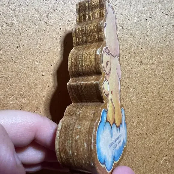 American greetings Funshine Care Bear wood figure cut out thick collectible toy - Picture 8 of 8